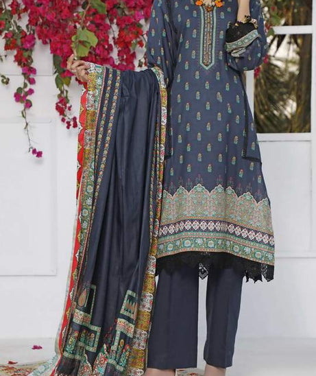 Jhalak Print Lawn`21 D#41 (Blue)