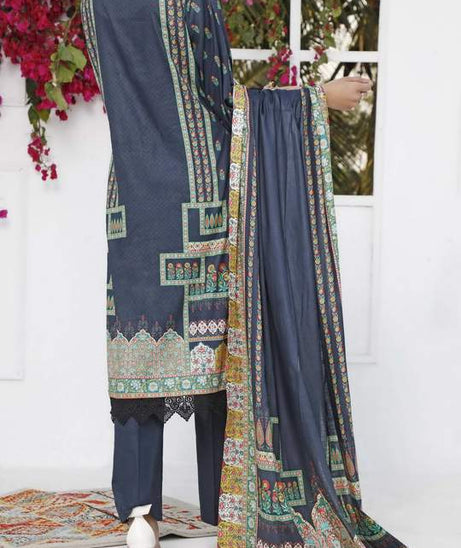 Jhalak Print Lawn`21 D#41 (Blue)