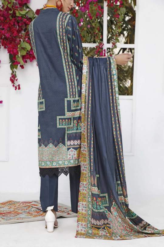 Jhalak Print Lawn`21 D#41 (Blue)