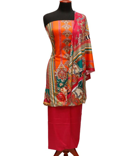 JJ Korean Print Linen`22 D#148 Sh Pink