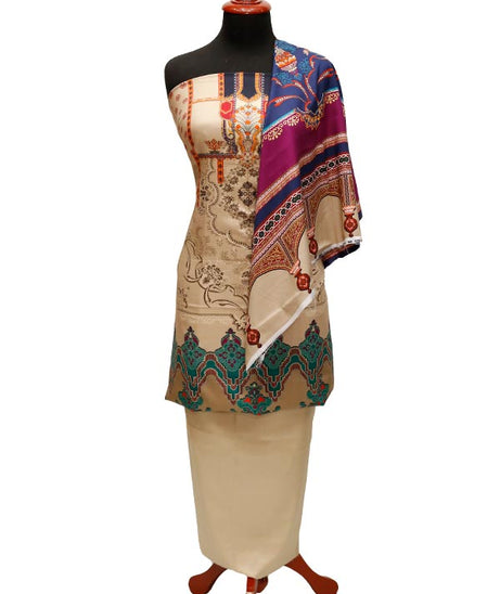 JJ Korean Print Linen`22 D#222 Skin