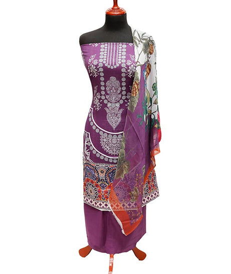 JJ Luxury Lawn C/Duptt'22 D#10251 Purple