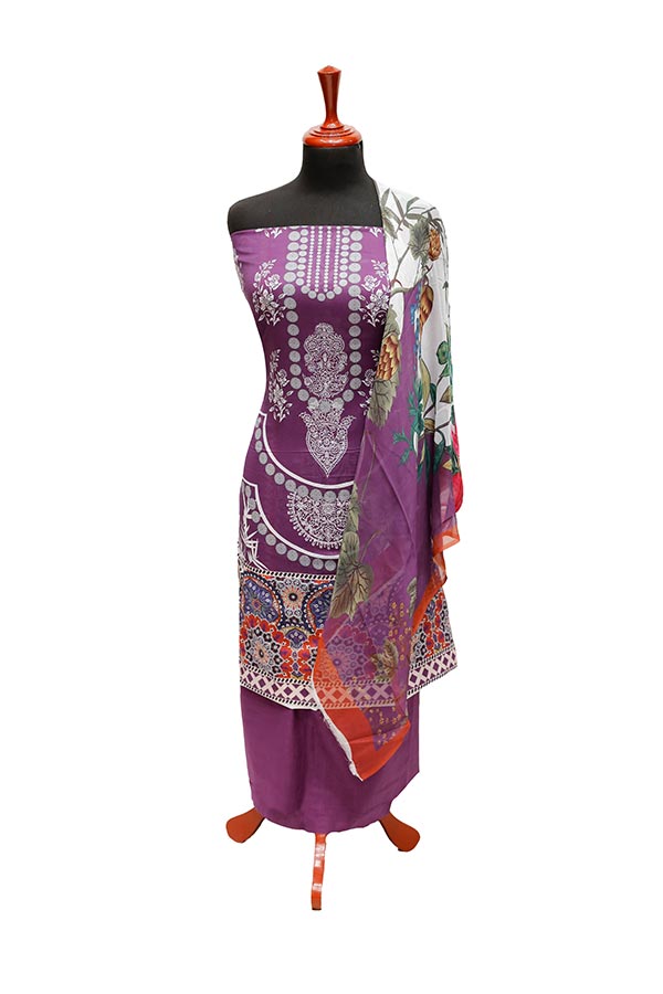 JJ Luxury Lawn C/Duptt'22 D#10251 Purple