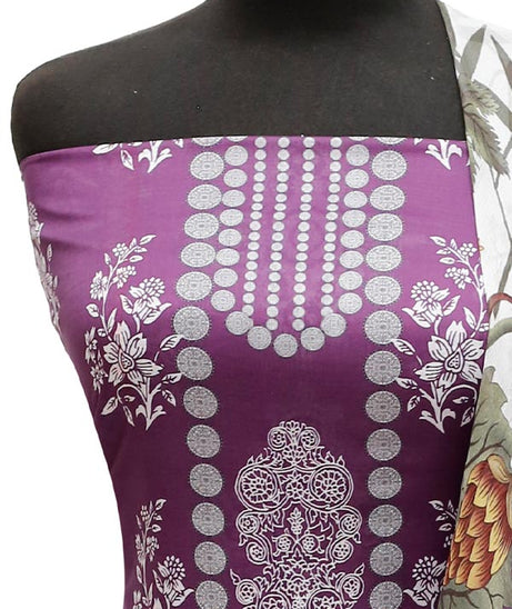 JJ Luxury Lawn C/Duptt'22 D#10251 Purple