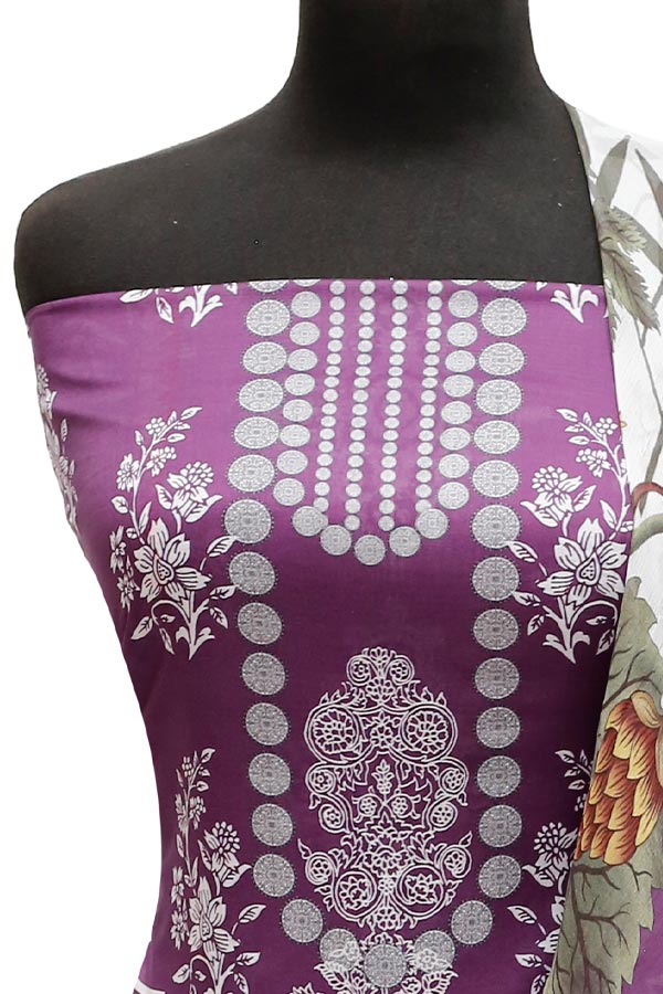JJ Luxury Lawn C/Duptt'22 D#10251 Purple
