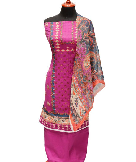 JJ Luxury Lawn C/Duptt'22 D#1247 Magenda
