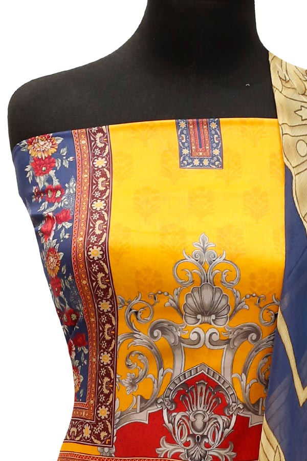 JJ Luxury Lawn C/Duptt'22 D#13149 Mustard