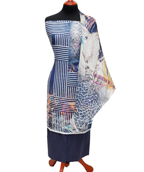 JJ Luxury Lawn C/Duptt'22 D#1515 N Blue