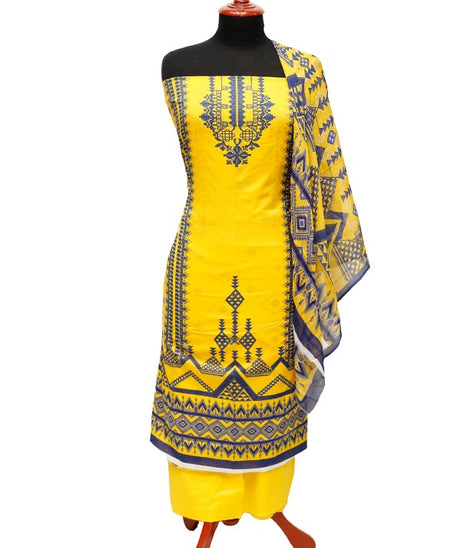 JJ Luxury Lawn C/Duptt'22 D#1605 Yellow