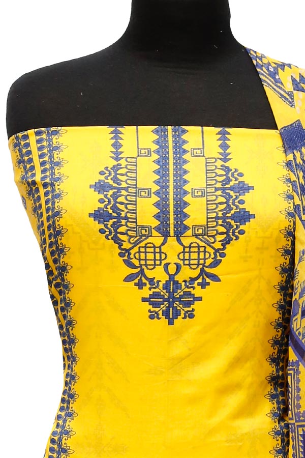 JJ Luxury Lawn C/Duptt'22 D#1605 Yellow