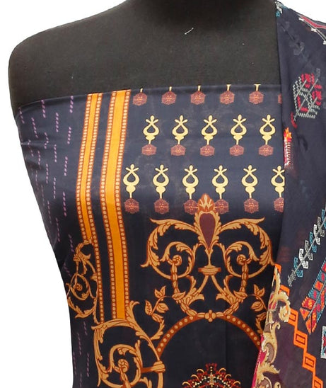 JJ Luxury Lawn C/Duptt'22 D#503 Black