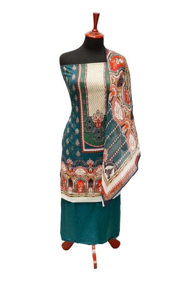 JJ Luxury Lawn C/Duptt'22 D#504 D Green
