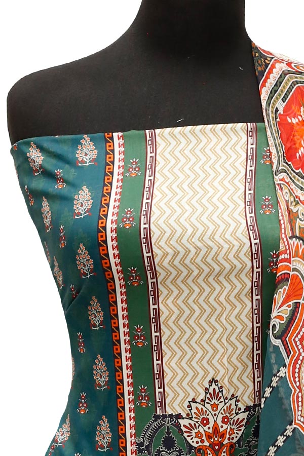 JJ Luxury Lawn C/Duptt'22 D#504 D Green