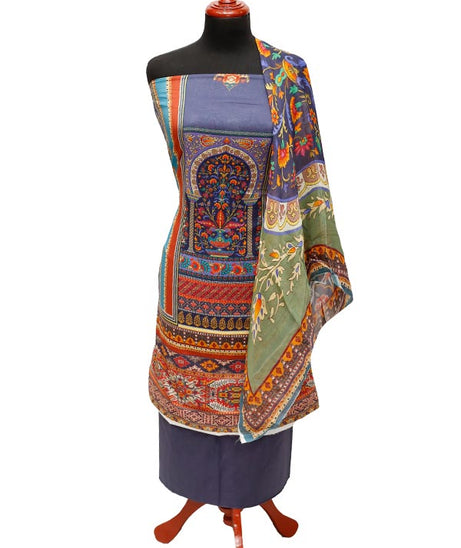 JJ Luxury Lawn C/Duptt'22 D#800285 Blue