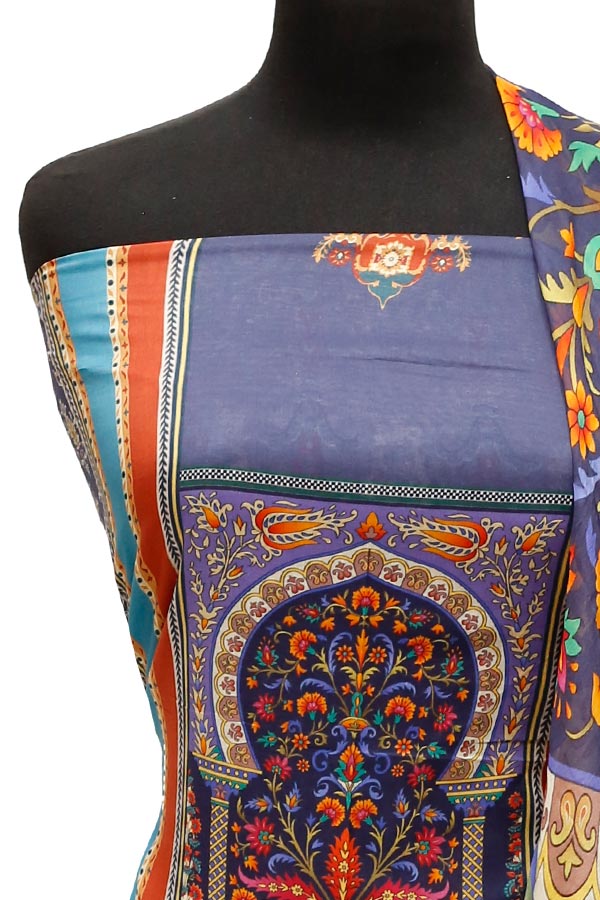 JJ Luxury Lawn C/Duptt'22 D#800285 Blue