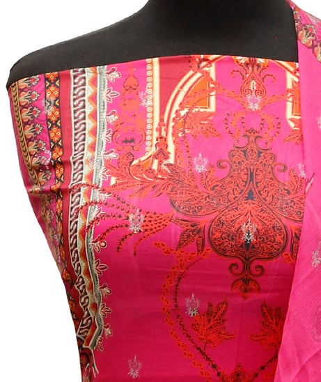 JJ Luxury Lawn C/Duptt'22 D#894 Pink
