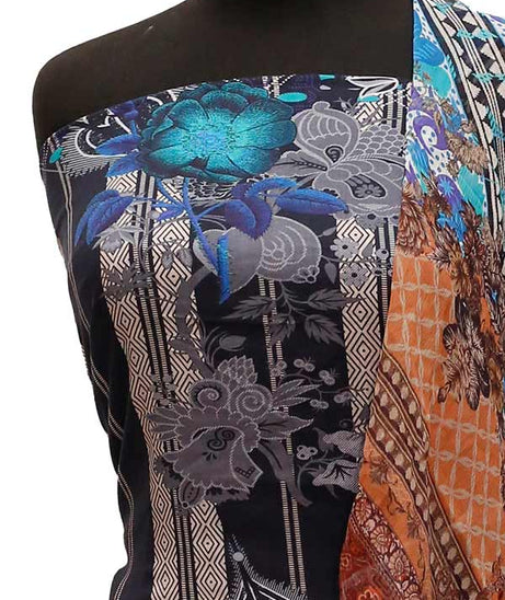JJ Print Linen C/Dupatta'22 D#5018