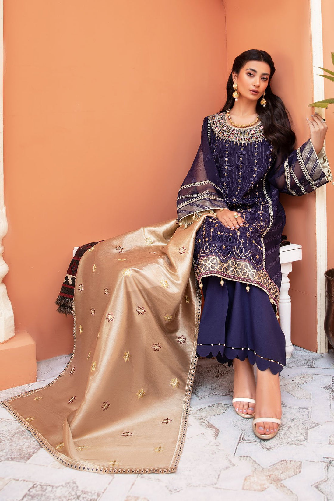 Meem Organza Handwork`21 D#02