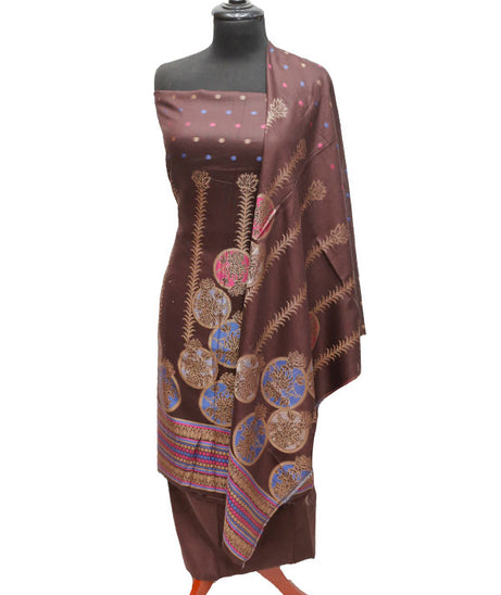 Jacquard Lawn 3Pcs D#1 Chocolate