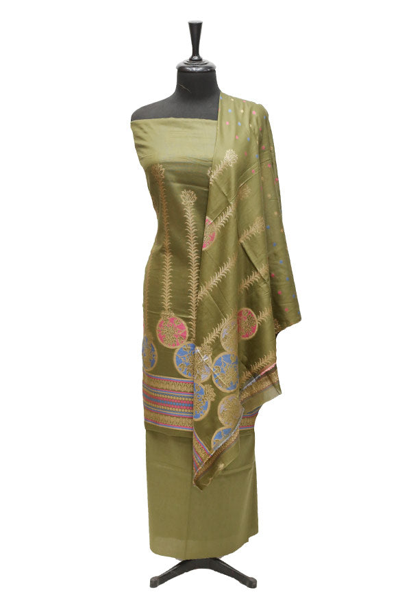 Jacquard Lawn 3Pcs D#1 M Green