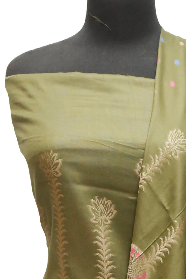 Jacquard Lawn 3Pcs D#1 M Green