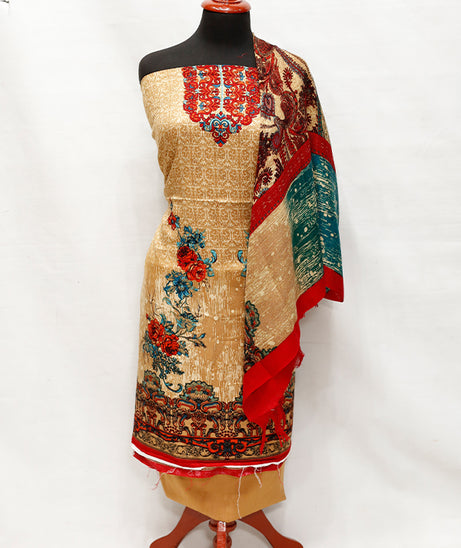Jacquard Linen Wool Shawl 3Pcs D#1-22