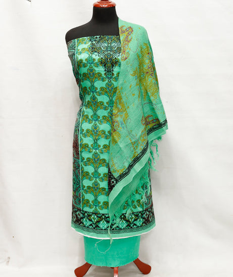Jacquard Linen Wool Shawl 3Pcs D#1-9