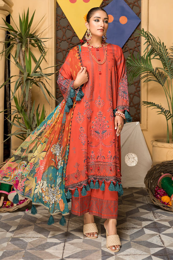 Jacquard Parwaz-e-Janoon Lawn'23 D#4