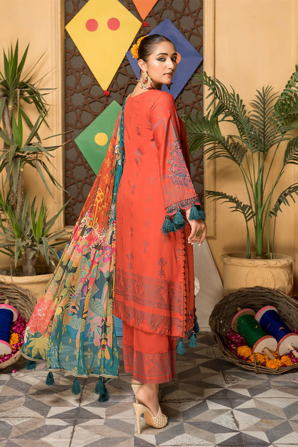 Jacquard Parwaz-e-Janoon Lawn'23 D#4