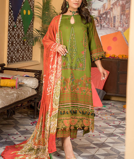 Jacquard Parwaz-e-Janoon Lawn'23 D#7