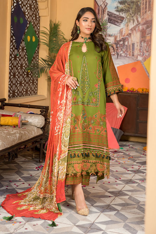 Jacquard Parwaz-e-Janoon Lawn'23 D#7