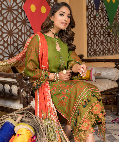 Jacquard Parwaz-e-Janoon Lawn'23 D#7