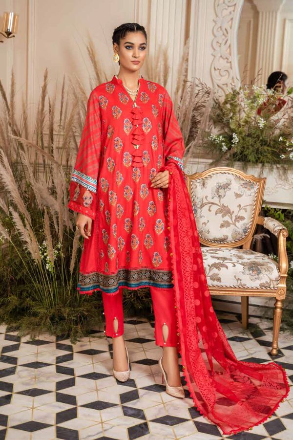 Jahanara Coral Linen`21 CJ#05