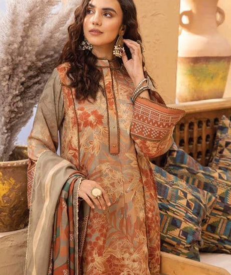 Janan Nazneen Viscose`24 D#1 (Peach)