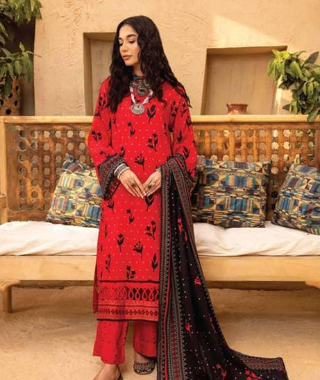 Janan Nazneen Viscose`24 D#1 (Red)