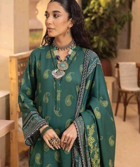Janan Nazneen Viscose`24 D#1 (Sea Green)