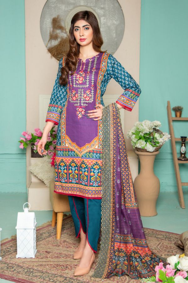 Jasmin D/Print Emb Lawn`22 D#2