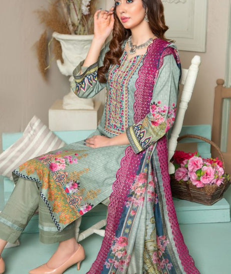 Jasmin D/Print Emb Lawn`22 D#4