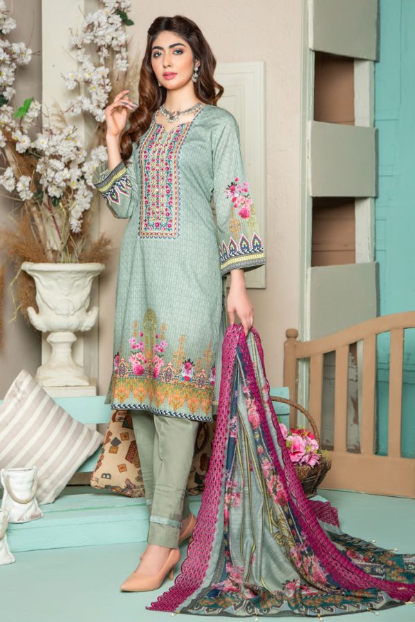 Jasmin D/Print Emb Lawn`22 D#4