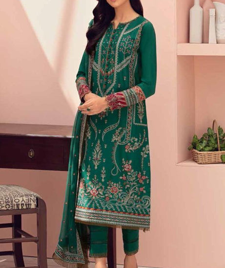 Jazmin Iris Embroidered Lawn'21 D#08