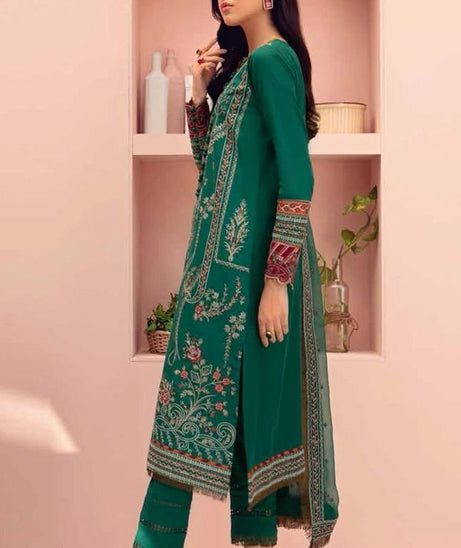 Jazmin Iris Embroidered Lawn'21 D#08