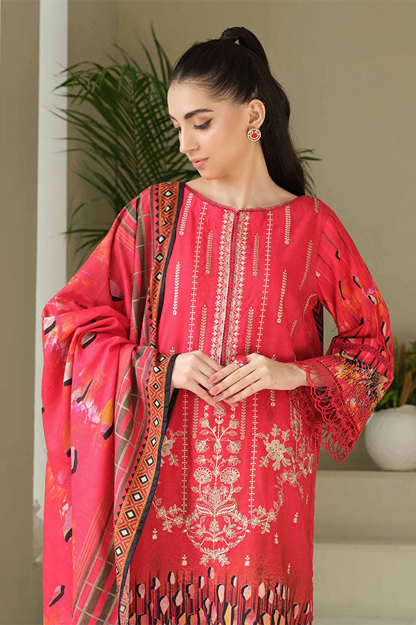 Johra Charismatic Emb Khaddar'24 JH#116