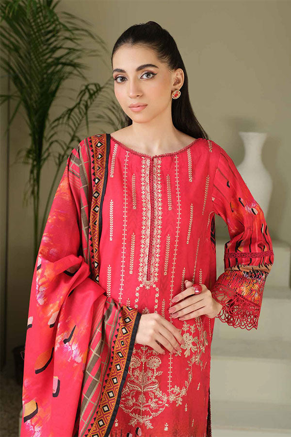 Johra Charismatic Emb Khaddar'24 JH#116