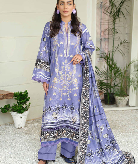 Johra Charismatic Emb Khaddar'24 JH#117