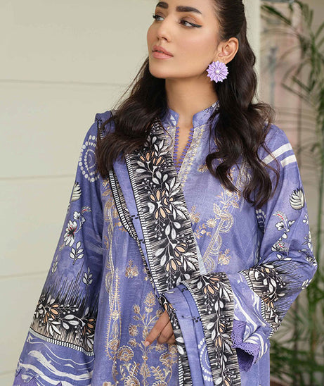 Johra Charismatic Emb Khaddar'24 JH#117