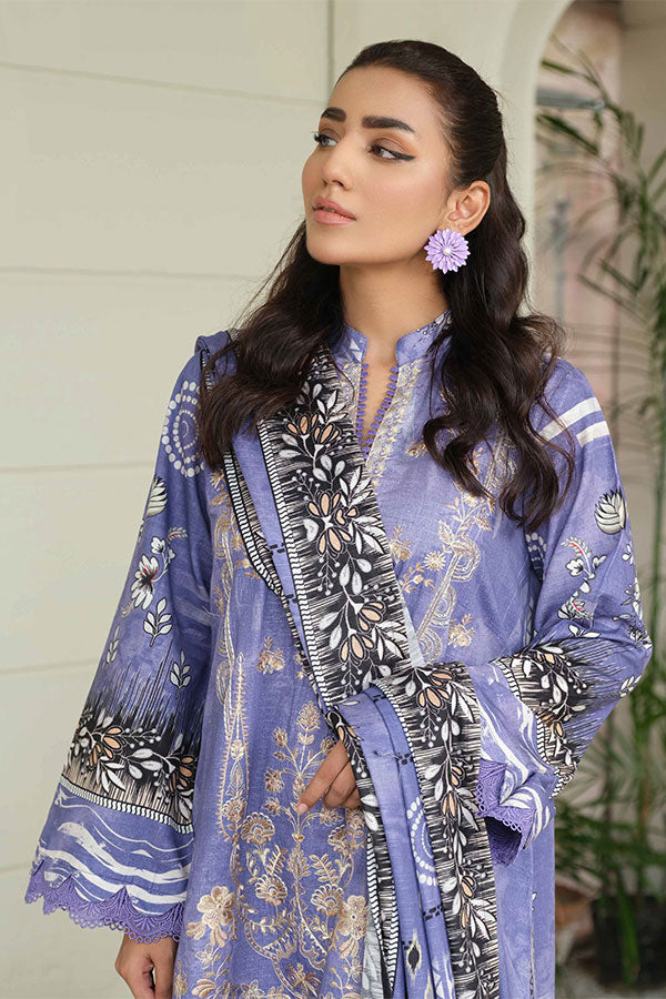 Johra Charismatic Emb Khaddar'24 JH#117