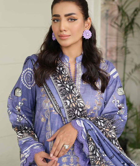 Johra Charismatic Emb Khaddar'24 JH#117