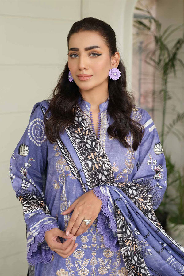 Johra Charismatic Emb Khaddar'24 JH#117