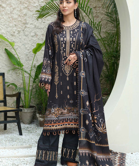 Johra Charismatic Emb Khaddar'24 JH#118