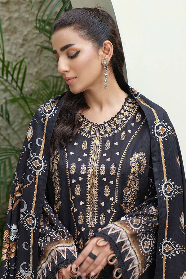 Johra Charismatic Emb Khaddar'24 JH#118